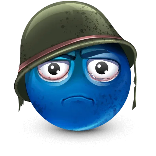 Эмодзи Blue faces