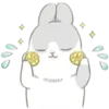 Эмодзи Machiko Rabbit