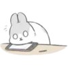 Эмодзи Machiko Rabbit