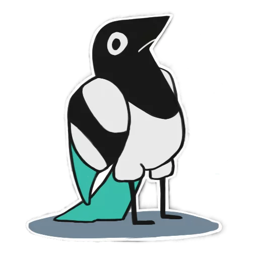 Эмодзи Mister Magpie