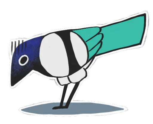 Эмодзи Mister Magpie