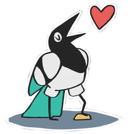 Эмодзи Mister Magpie