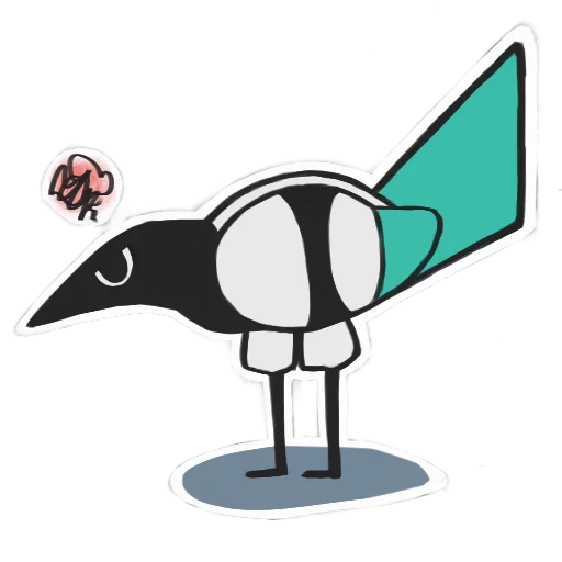 Эмодзи Mister Magpie