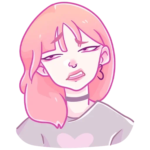 Эмодзи Малин без надписей