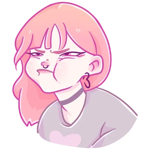 Эмодзи Малин без надписей