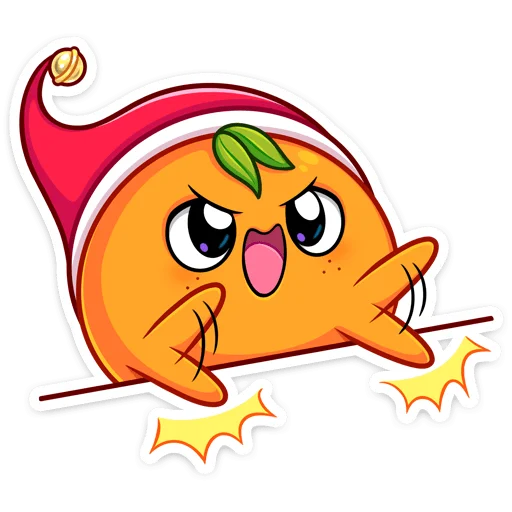 Эмодзи Мандаринка