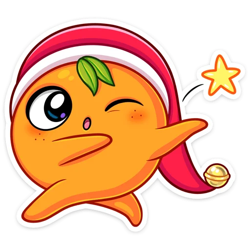 Эмодзи Мандаринка