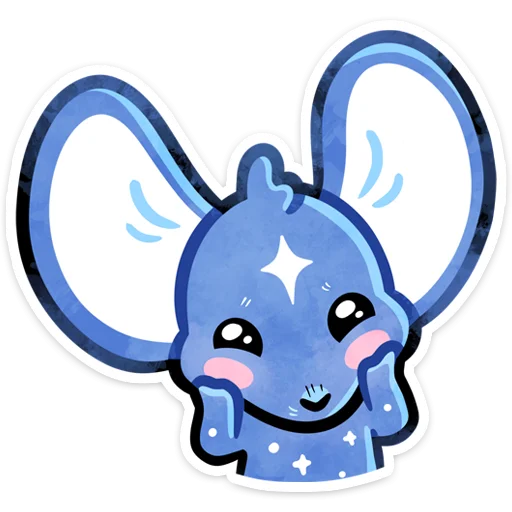 Эмодзи Мару без надписей