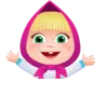 Эмодзи Маша Мишка и друзья Без Текста