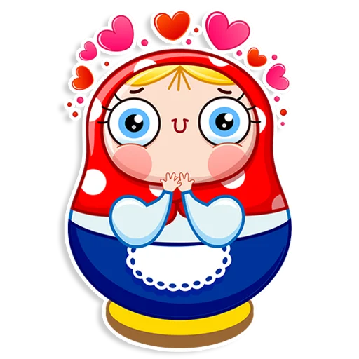 Эмодзи Матрёшка