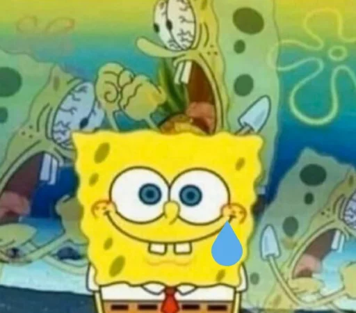 Эмодзи Sponge Bob