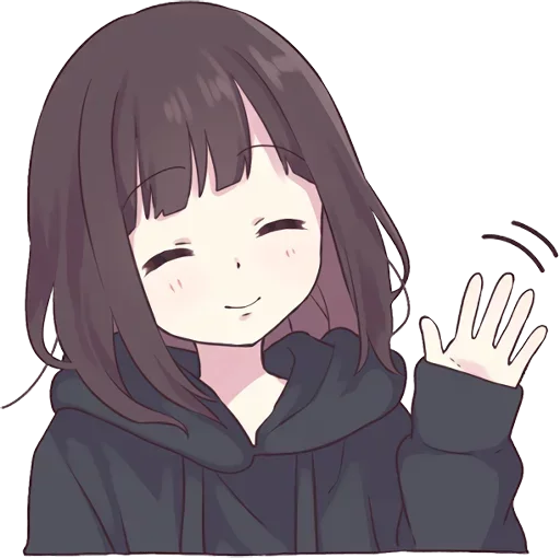 Эмодзи Menhera-chan