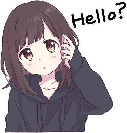 Эмодзи Menhera-chan