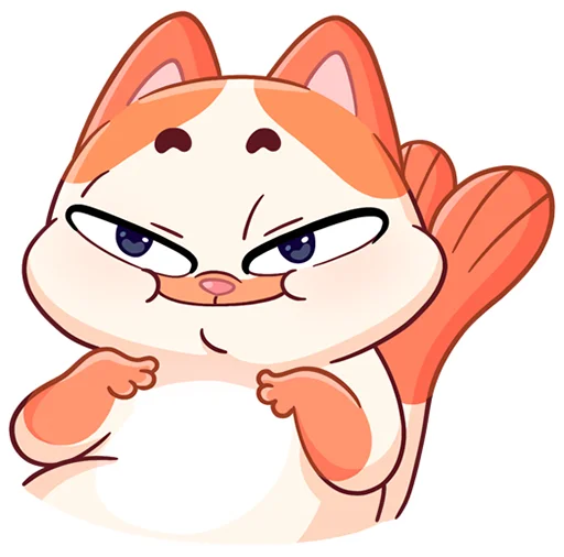 Эмодзи Миу-Мяу без надписей