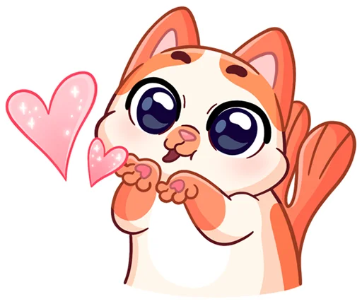 Эмодзи Миу-Мяу без надписей