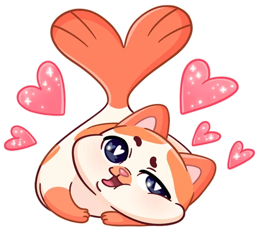 Эмодзи Миу-Мяу без надписей