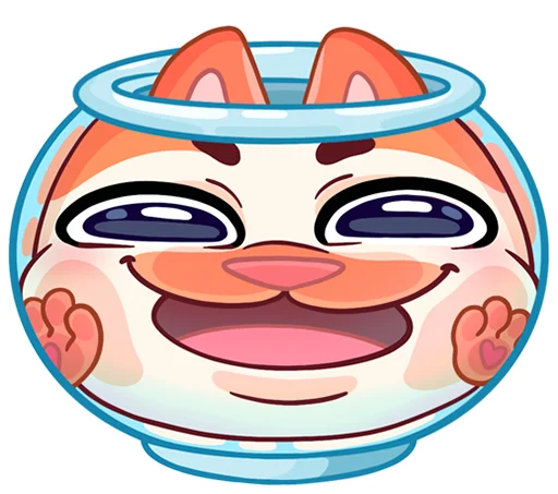 Эмодзи Миу-Мяу без надписей