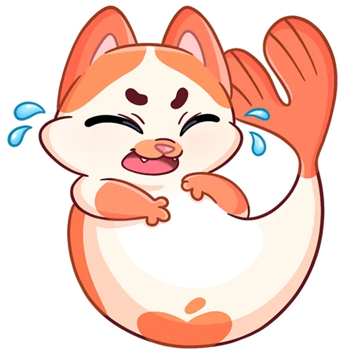 Эмодзи Миу-Мяу без надписей