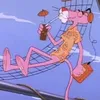 Эмодзи Pink Panther