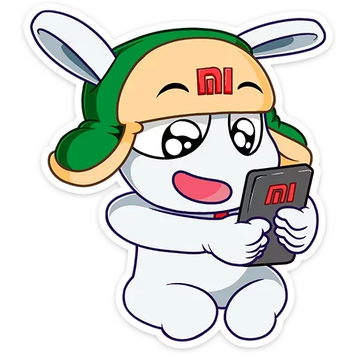 Эмодзи Кролик Mi Rabbit