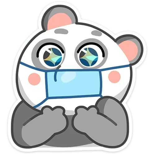 Эмодзи Панда Мия