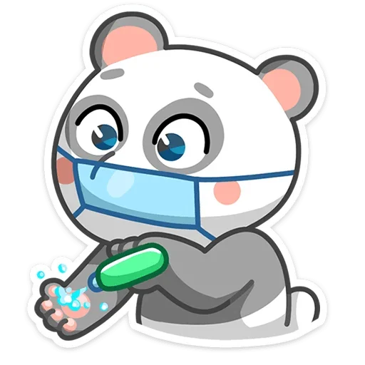 Эмодзи Панда Мия