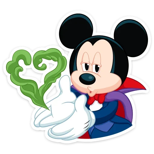 Эмодзи Вампир Микки