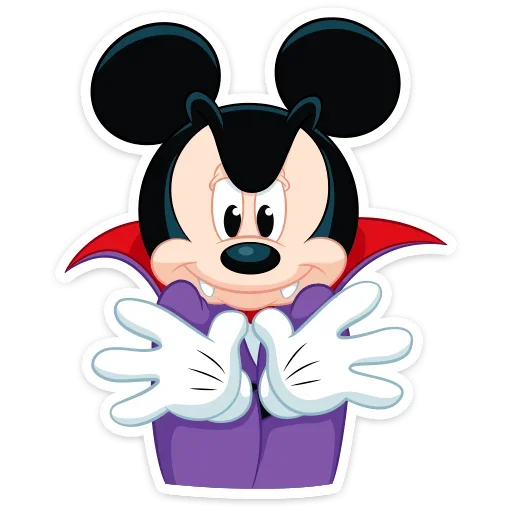 Эмодзи Вампир Микки