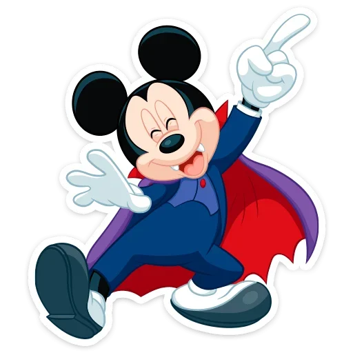 Эмодзи Вампир Микки