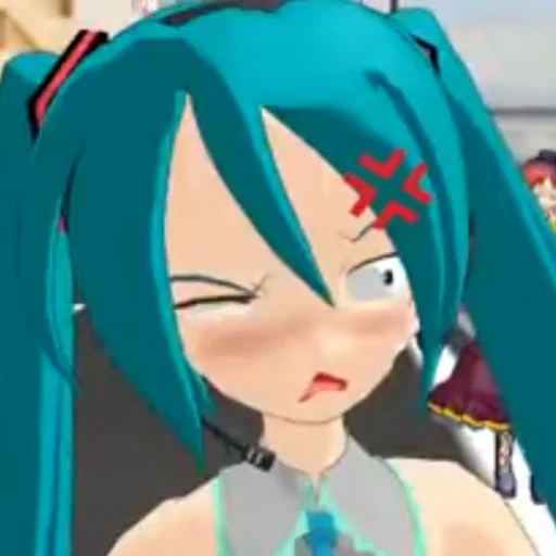 Эмодзи Old MMD Miku