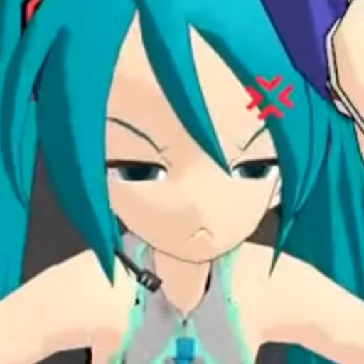 Эмодзи Old MMD Miku