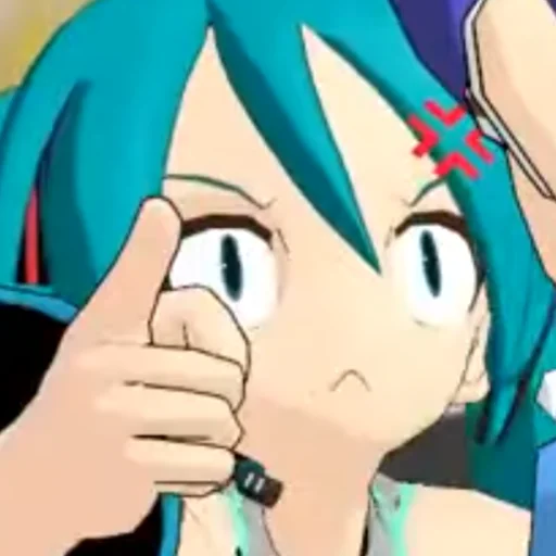 Эмодзи Old MMD Miku