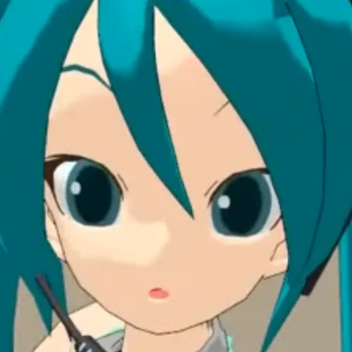 Эмодзи Old MMD Miku