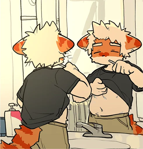 Эмодзи Milky tiger baby