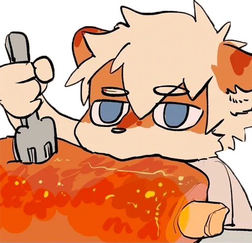 Эмодзи Milky tiger baby