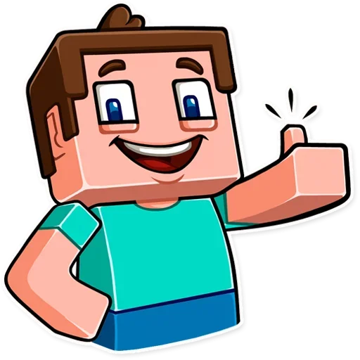 Эмодзи Minecraft Stickers