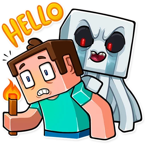 Эмодзи Minecraft Stickers