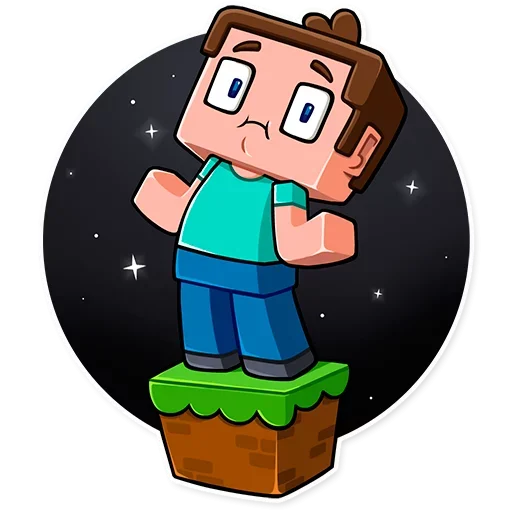 Эмодзи Minecraft Stickers