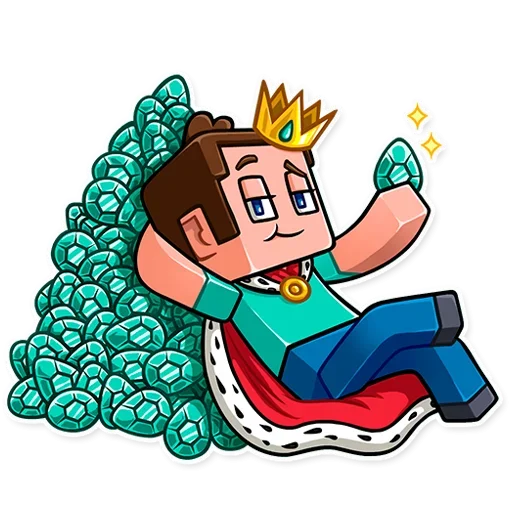 Эмодзи Minecraft Stickers
