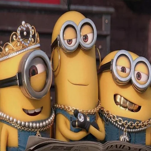 Эмодзи миньоны на аву