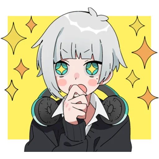 Эмодзи Мио кун