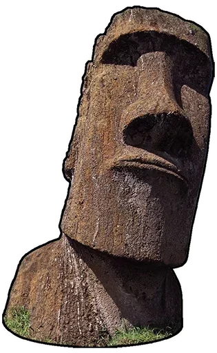 Эмодзи Moai | Моаи