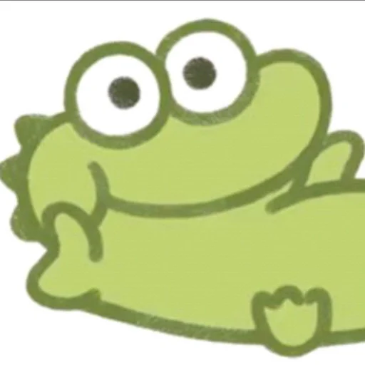 Эмодзи Cute Crocodile