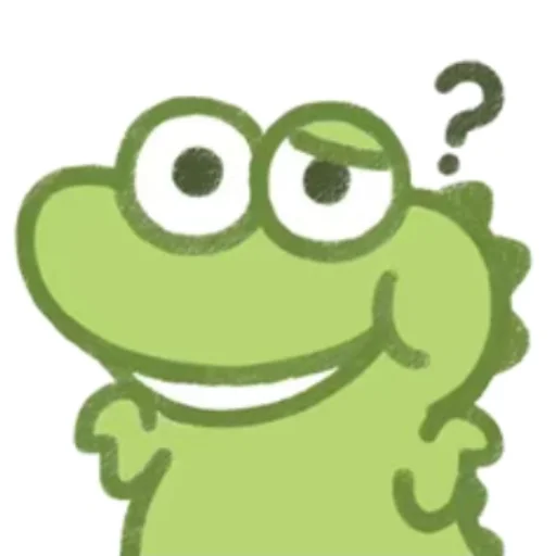 Эмодзи Cute Crocodile