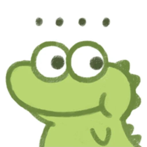 Эмодзи Cute Crocodile