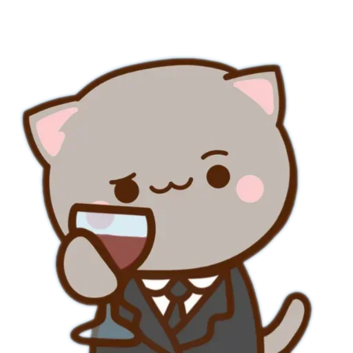 Эмодзи mochi cats meme