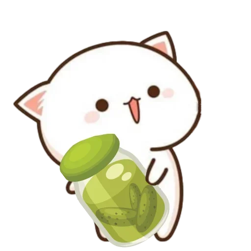 Эмодзи mochi cats meme
