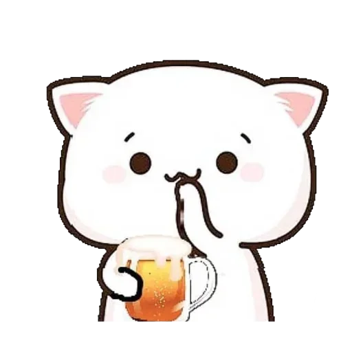 Эмодзи mochi cats meme