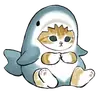Эмодзи Коты mofu_sand