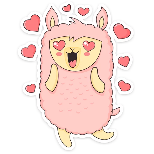 Эмодзи Лама Молли